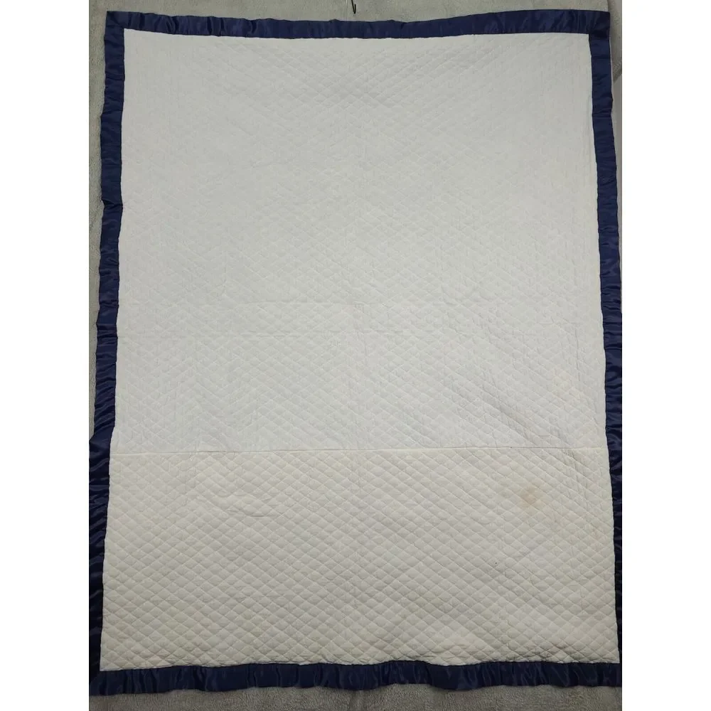 Peanuts Charlie Brown Home Made‎ Quilt 58X46 Satin Trim